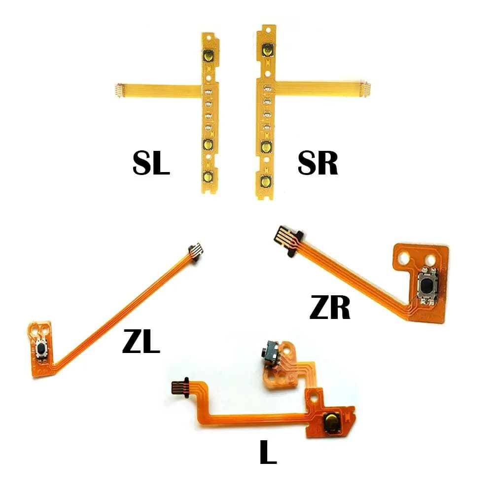 Cabo Flat Flex Reparo de Botão para Controle Joy-con Nintendo Switch Unidade L  SR  SL  ZL  ZR