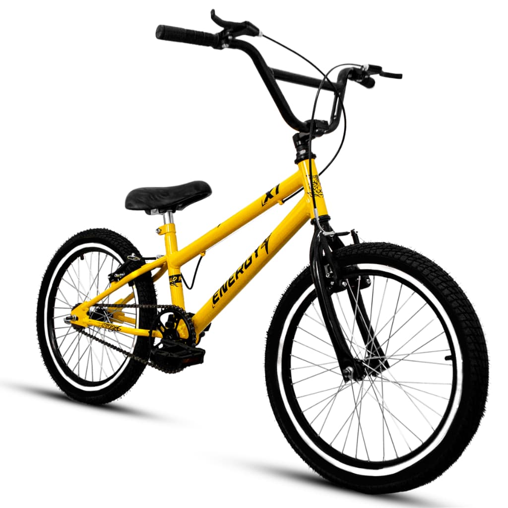 Bicicleta Cross Bmx Criança Aro 20 Free Style Infantil Sem Marcha Treinamento com Descanso Lateral