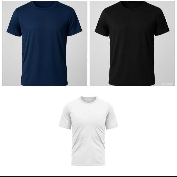 kit 3 camisetas basicas dry fit premium masculina academia