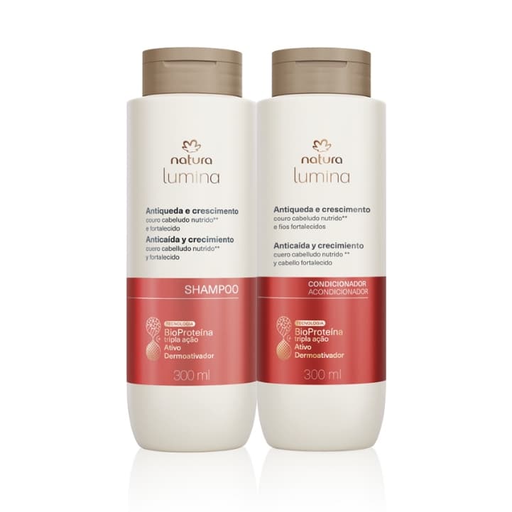 Kit Antiqueda e Crescimento Lumina com Shampoo e Condicionador