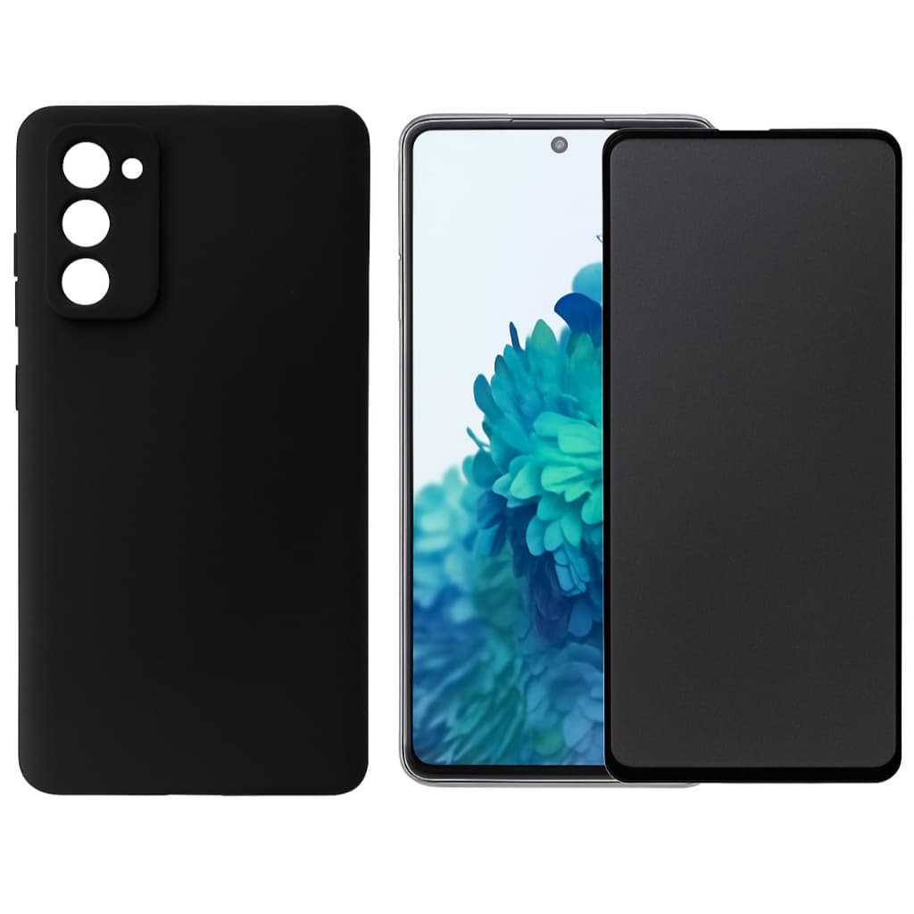 Kit Proteção Samsung Galaxy S20 FE – Capa Aveludada + Película 9D Privacidade Fosca