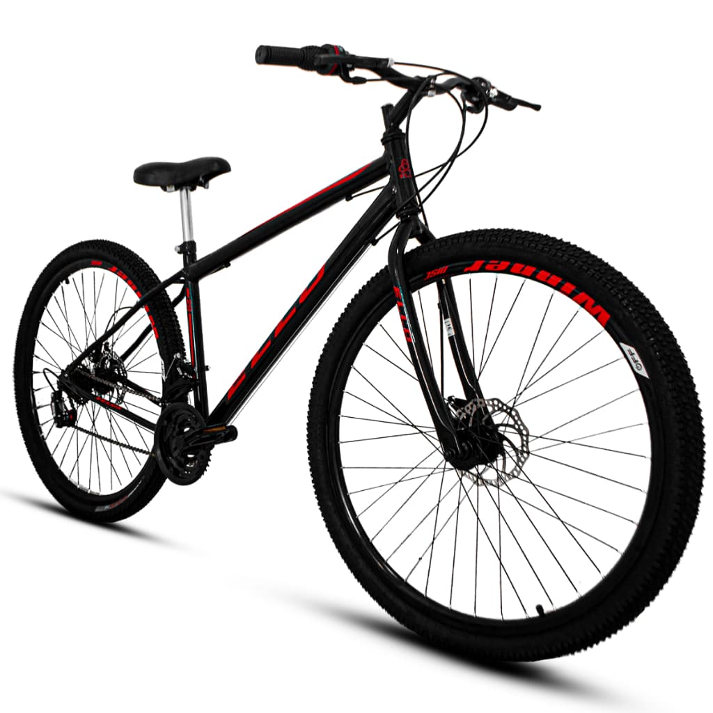 Bicicleta Bike Velox Aro 29 21 Marchas Disco Mountain Bike Aço Carbono Free Ride Aros Reforçados