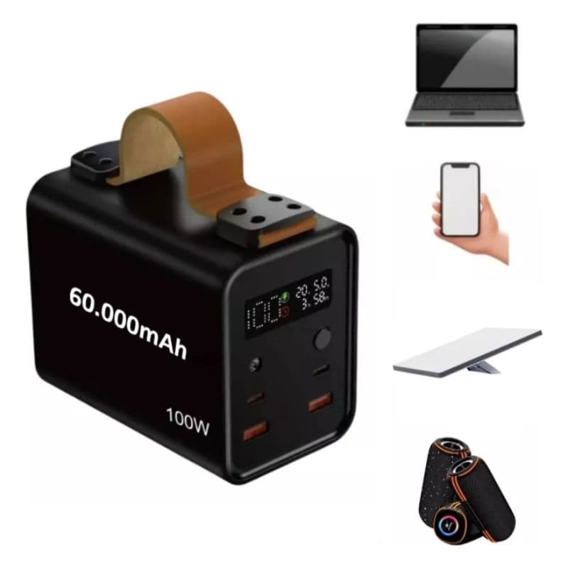 Power Bank 60.000mah 100w Peining para Starlink Mini e Notebook WUP-6251