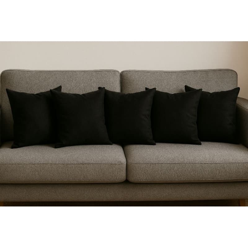 Kit 6 Capas de Almofada 40x40 cm em Suede Premium – Decorativas, Macias e Elegantes para Sofá