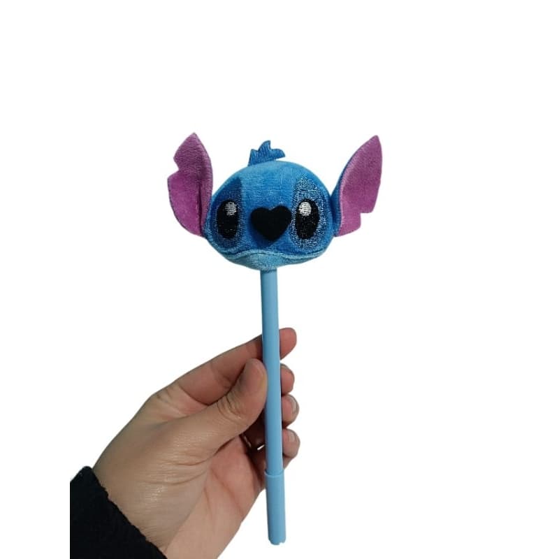💙🖊️ Caneta Stitch com Ponteira de Pelúcia – Super Fofa e Criativa! 🖊️💙