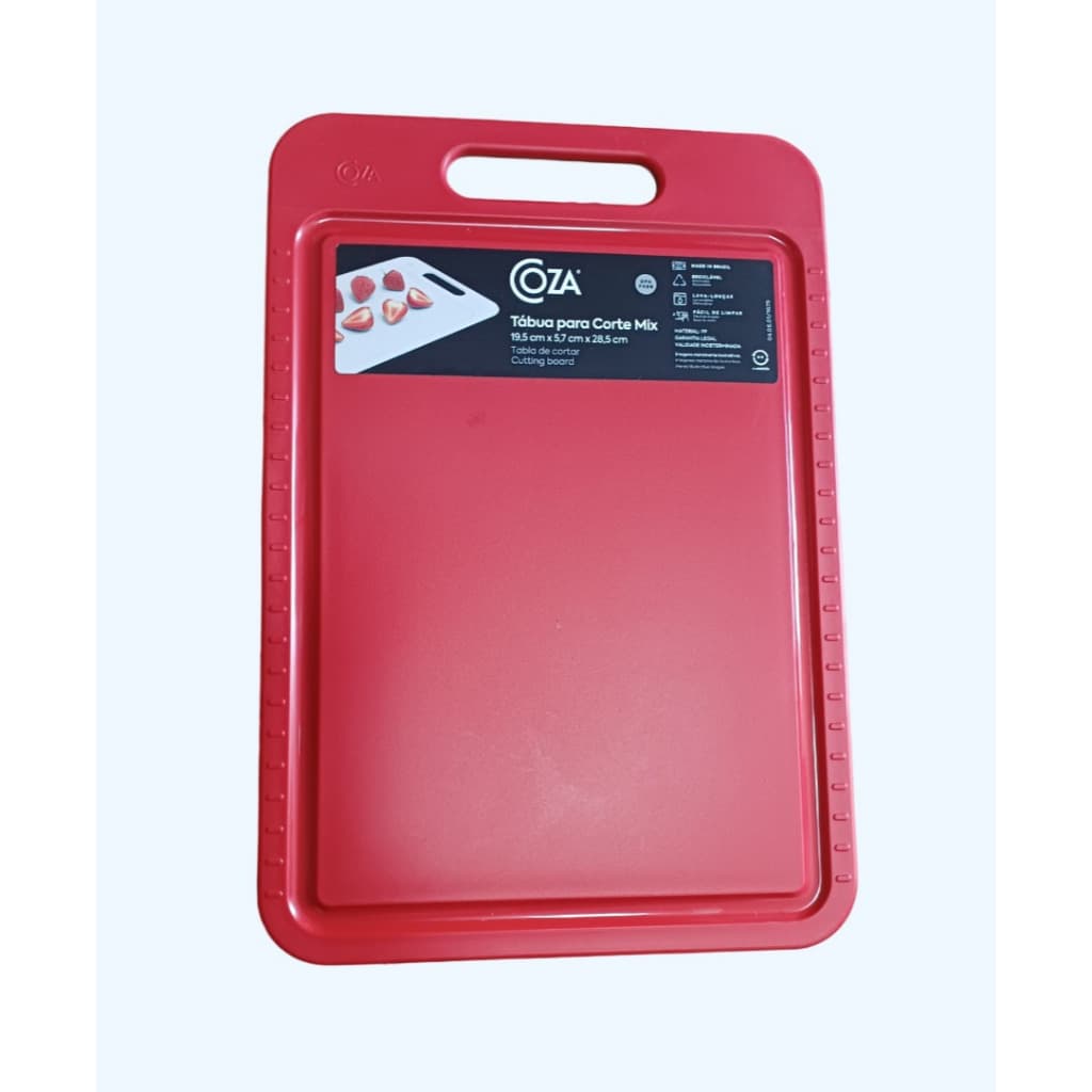 Tabua Coza Brinox De Corte de Polipropileno 28,5 cm X 19,5 cm