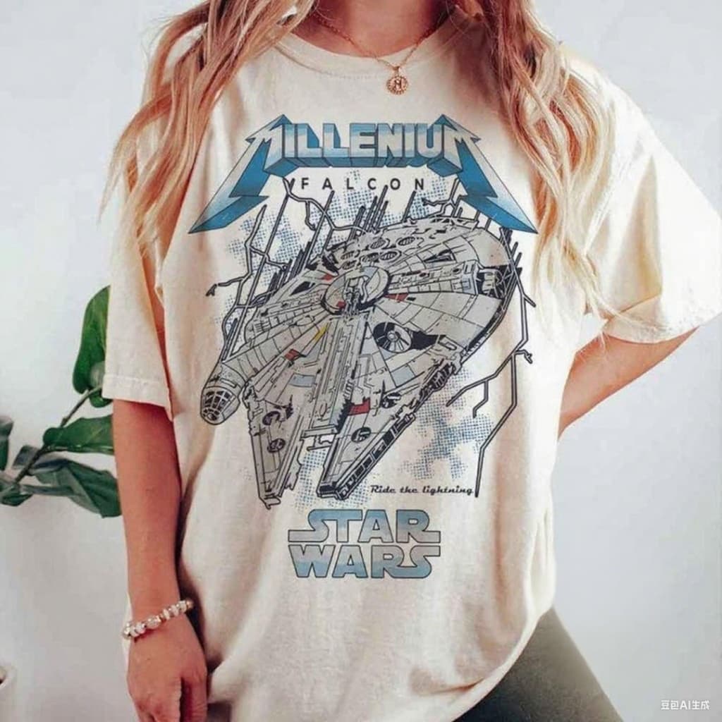 Camiseta Feminino Retro Disney Star Wars Blusa Unissex Algodão Premium Streetwear Envio Imediato