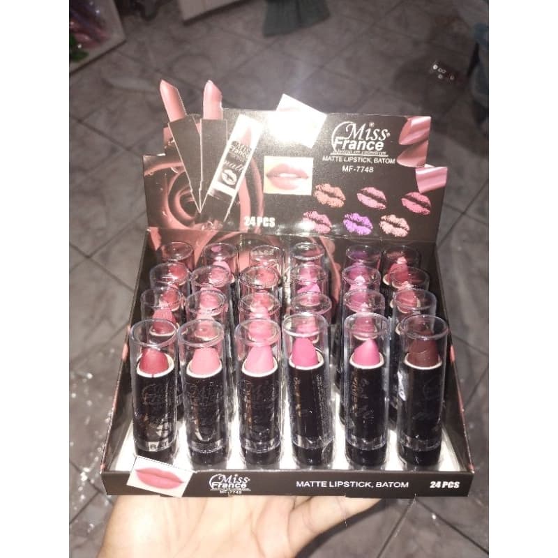 Batom Lipstick Miss France - 6 unidades