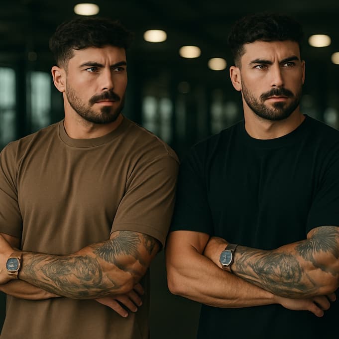 Kit 2 Camisetas Masculina Oversized Streetwear Lisa