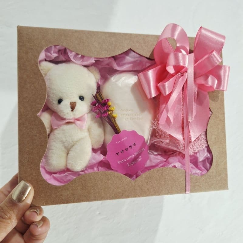 kit Presente Natura Mamãe e Bebê/Kit Lembrancinhas Infantil