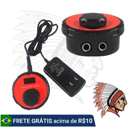 onte Tatuagem Digital Magic Oval Led Click Pedal