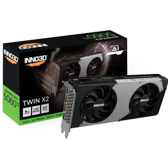 Gpu Inno3D Geforce Rtx 5060 Ti 8Gb 128Bits Gddr7 Twin X2 N506T2-08D7-193075N