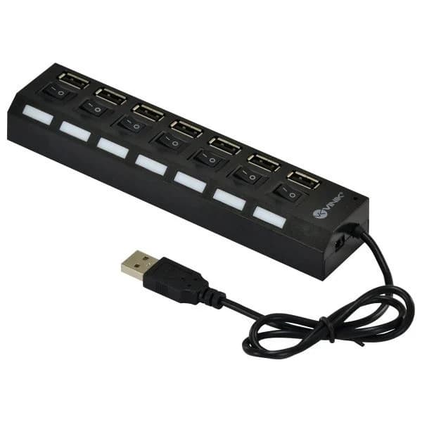Hub Usb 2.0 7 Portas Huv-40 - VINIK
