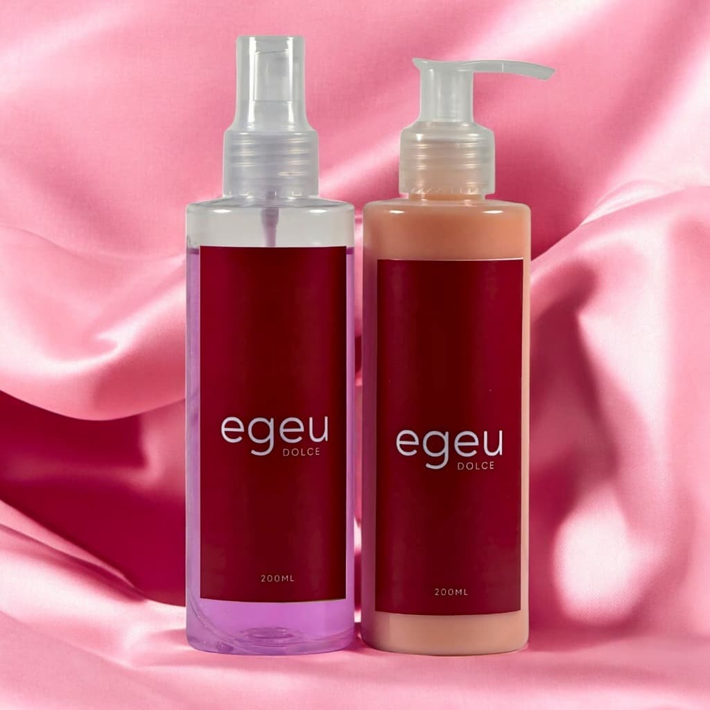 Kit Feminino Egeu Dolce - Body Splash Egeu Dolce 200ml + Hidratante Corporal 200ml
