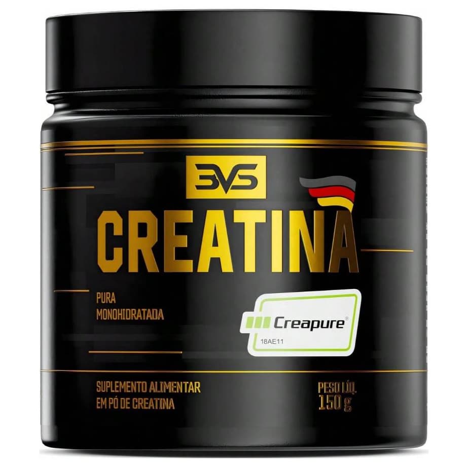 CREATINA Creapure®  - 100% Pura e Produzida com Matéria-Prima Alemã - 3vs Nutrition ORIGINAL