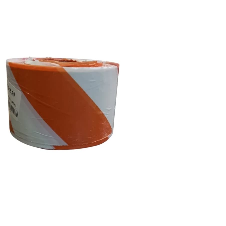 Fita Zebrada Demarcação / Isolamento 70cm X 200 Metros