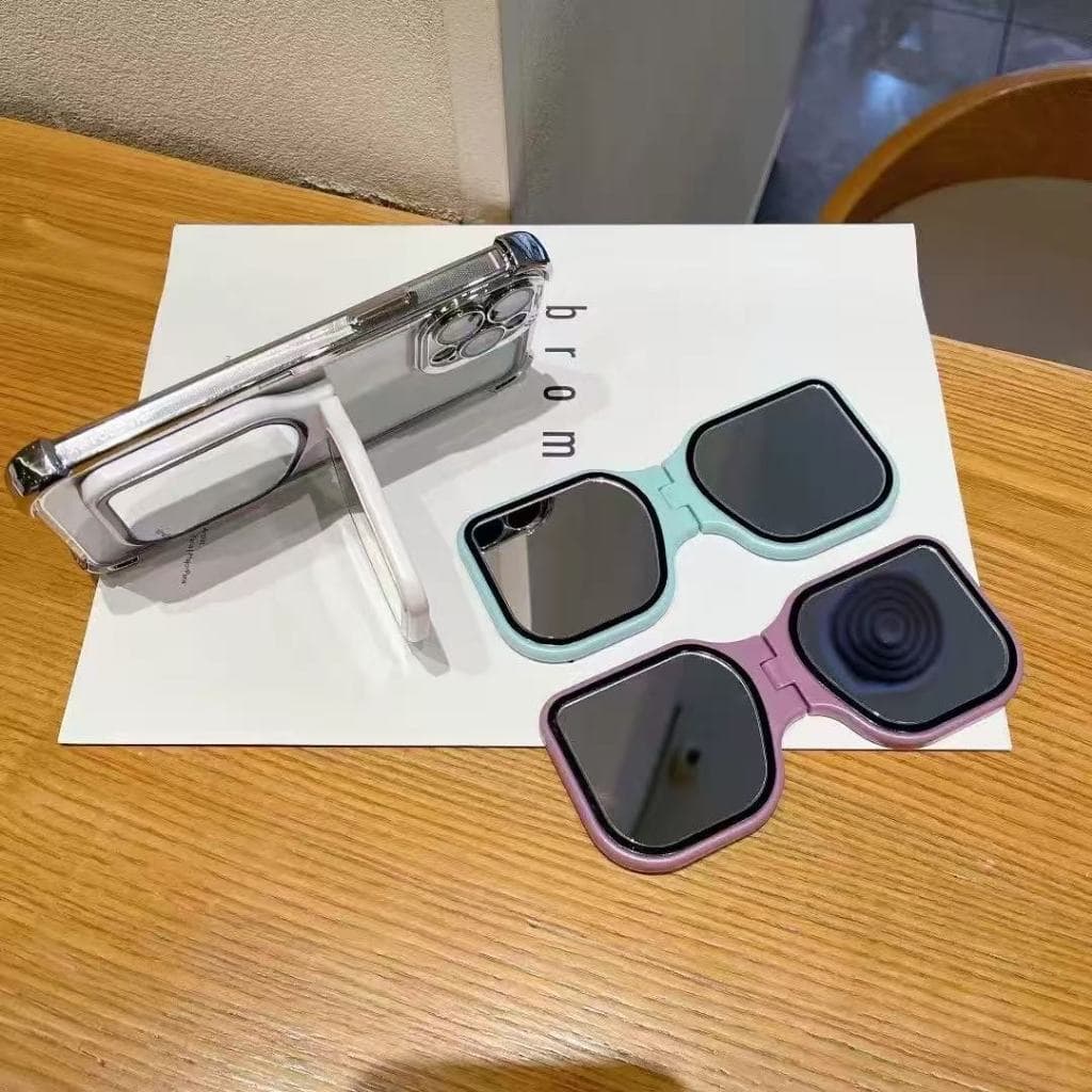 Suporte de Celular com Anel Dobráve  suporte com espelho Suporte Solar