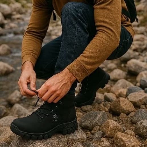 Bota Coturno Adventure Resistente Unissex Moderno Resistente Antiderrapante Sola Borracha Aventuras