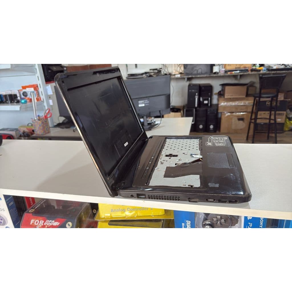 carcaça completa tampa chassi palmrest tampa tela moldura notebook positivo sim 7680 n8080 perfeita