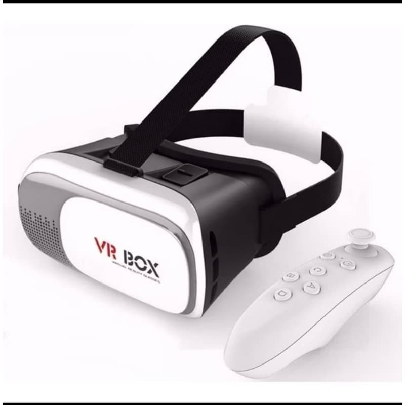 Óculos Realidade Virtual Vr Box Com Controle Suporte Celular