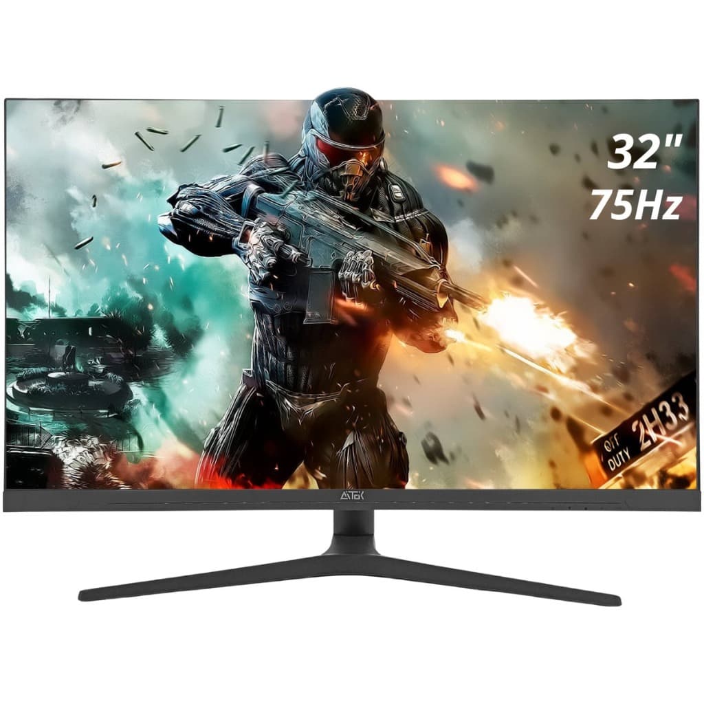 Monitor LED 32" RGB DELTA M3240A PRO Tela IPS 1ms 75Hz Ultra HD 4K HDMI/DP e Suporte Ajustável 178º