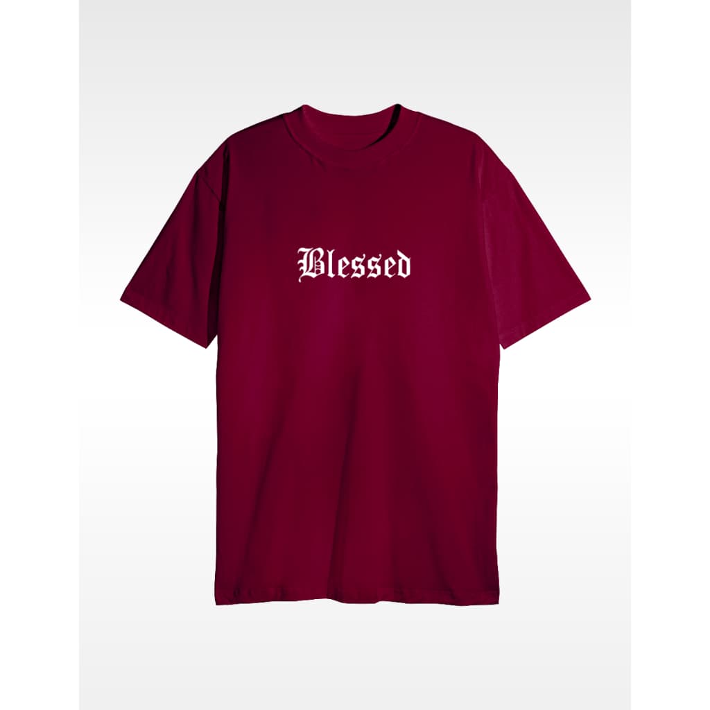Camiseta Streetwear 100% Algodão Blessed