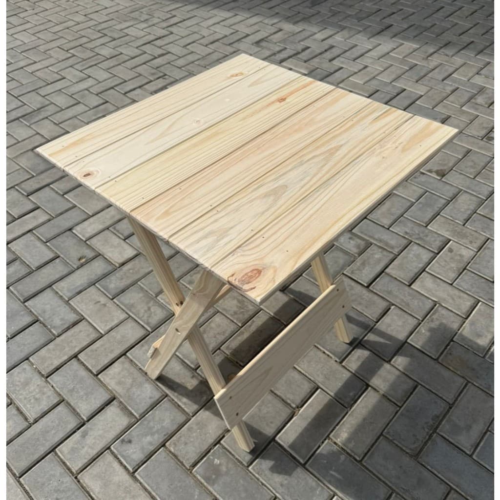 Mesa Dobrável Ripada 60X70X74cm – Compacta e Funcional para Diversos Ambientes
