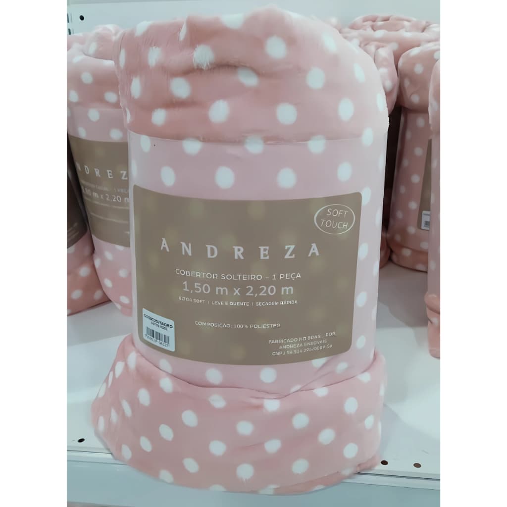 MANTA COBERTOR SOLTEIRO CASAL QUEEN SIZE PETIT POÁ ANTI ALÉRGICA MACIA