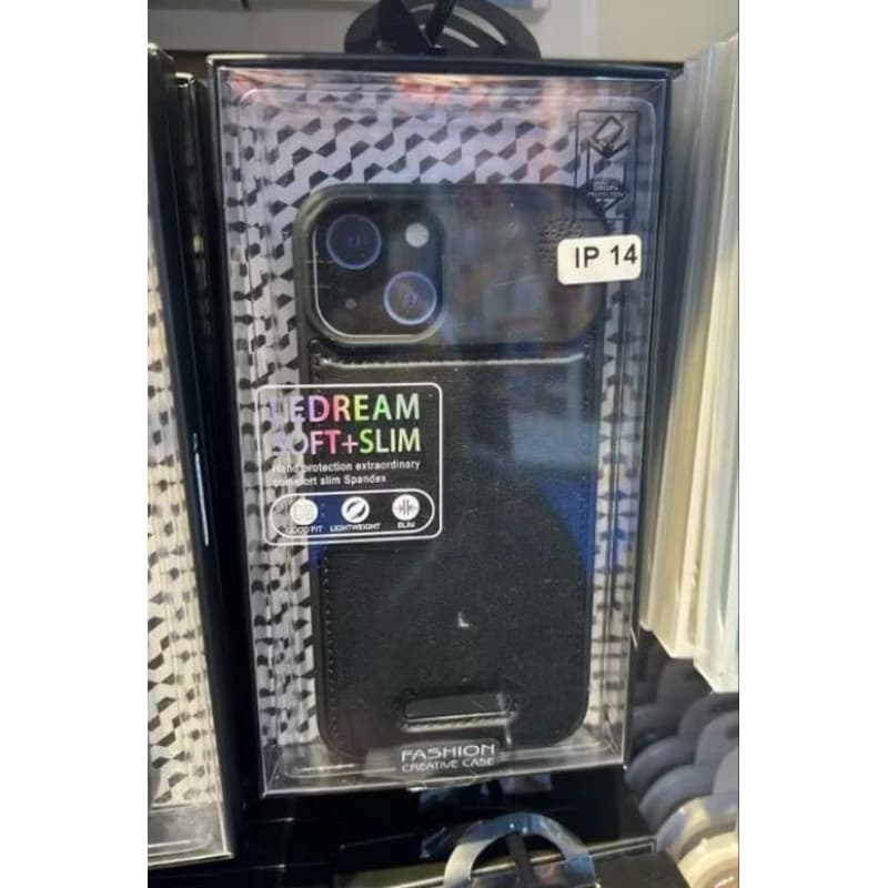 Capa Capinha Semi couro Ledream Soft+Slim Luxo IPhone 11 12 13 14 15 e 16 normal pro e pro max