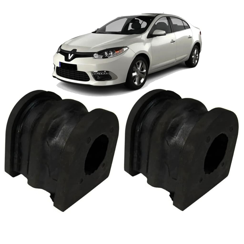 Par Bucha Barra Estabilizadora Dianteira Renault Fluence Todos 21mm Novo Com Nota Fiscal e Garantia