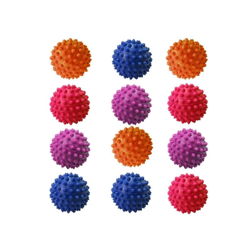 Kit 10 Bola Brinquedo Mordedor Para Cães Bolinha Cravo Mordedor Vinil Para Cão Gatos Pet ou Massagem