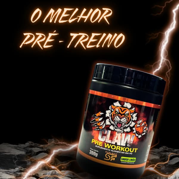 Pré Treino Claw + Taurina + Beta Alanina 300g