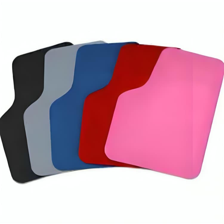 Tapete 4 Peças Vermelho Para Carro Hatch Compacto