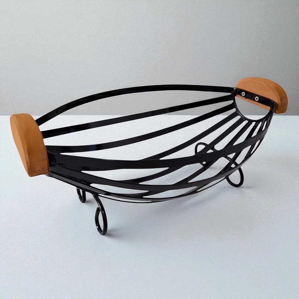 Fruteira de mesa cesto para frutas e legumes oval