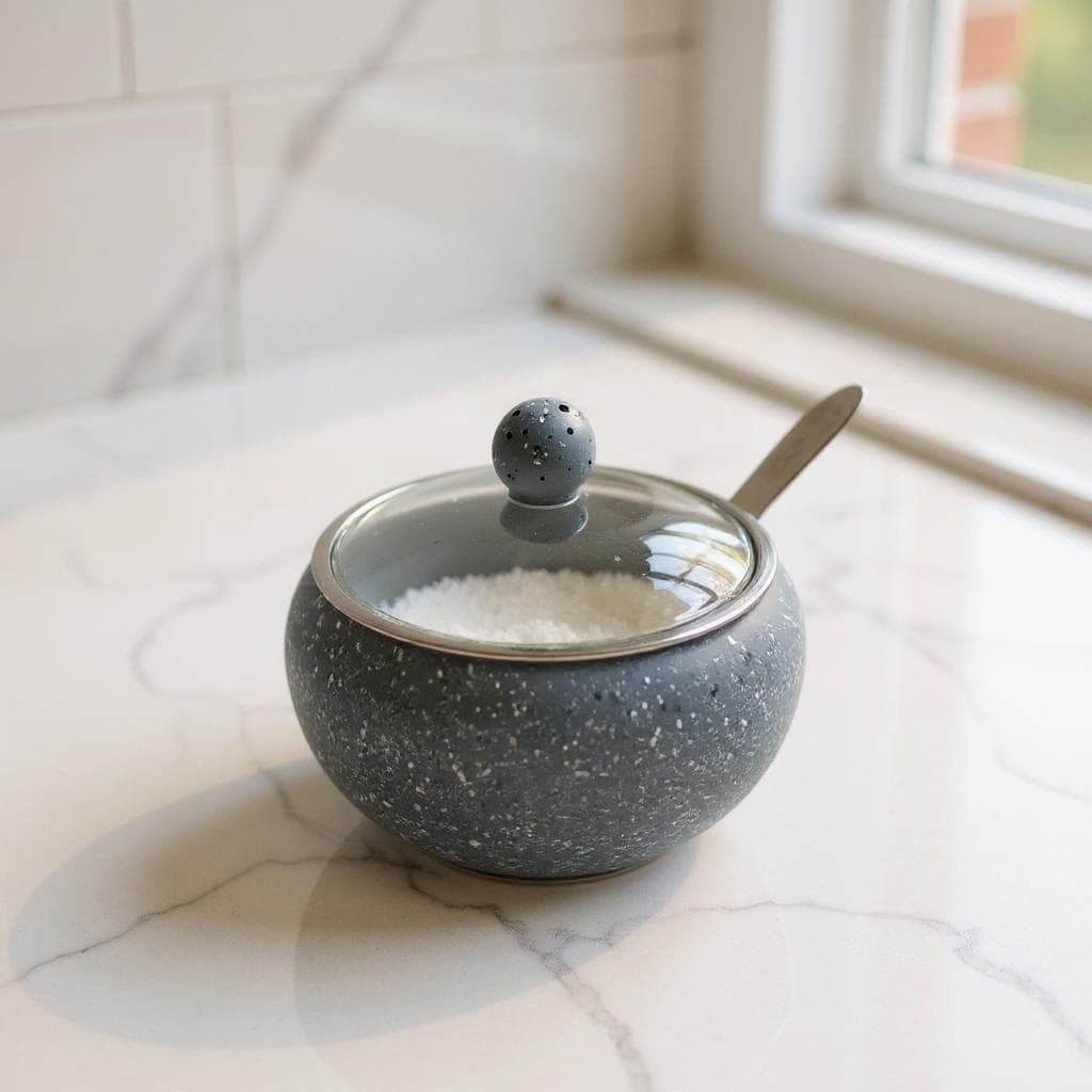 Porta Açúcar Estelar Açucareiro de inox com colher decorativo