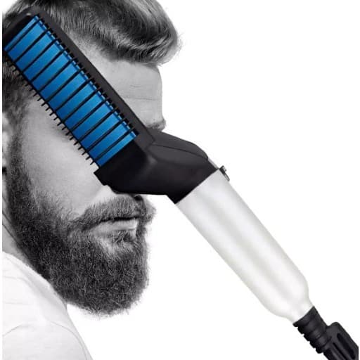 Modelador Pente Portatil para cabelo e barba masculino Pente Eletrico Escova Alisadora hello