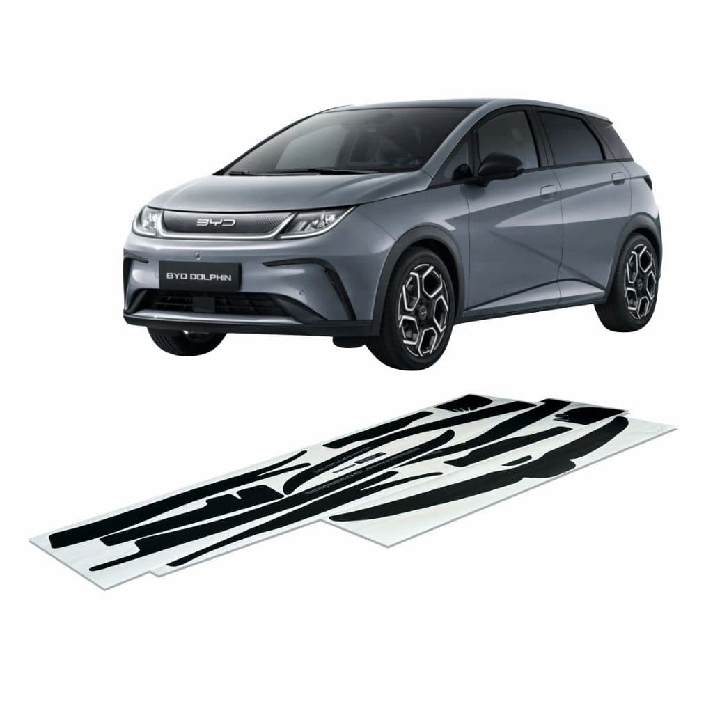 Kit BYD Dolphin Soleiras Super Protetoras Portas + Mala Acessórios para Carro MRMAGOO