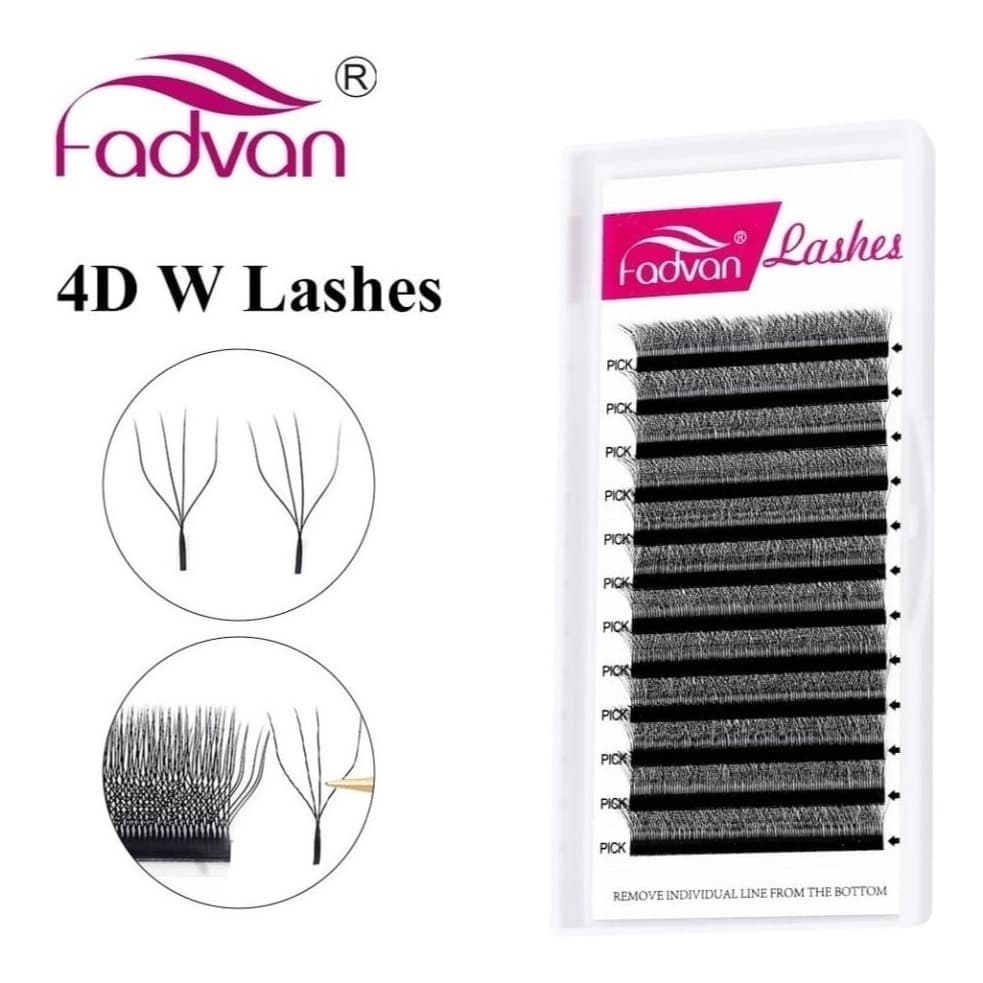 Cílios Fadvan 4d W Volume Egípcio Diversos Tamanhos