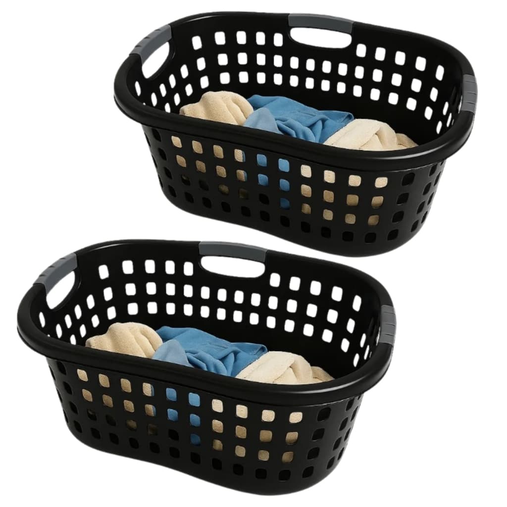 Kit com 2 Cesto Telado Angular 32lt (preto) TOY