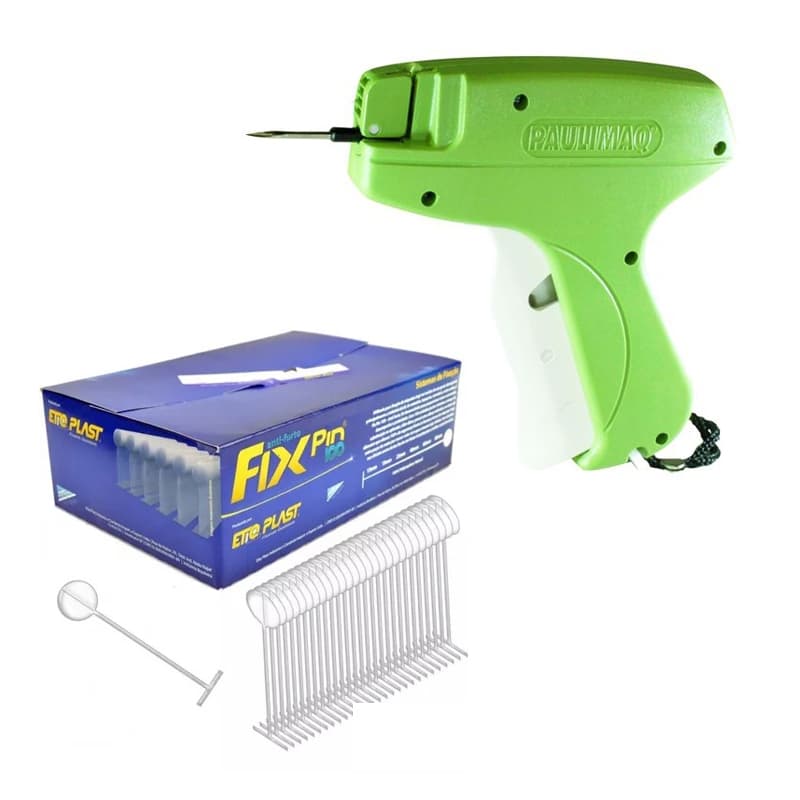 Como Colocar Preço Nas Roupas 1 un. Fix Pins 5.000 un. Kit Completo Pronto Uso