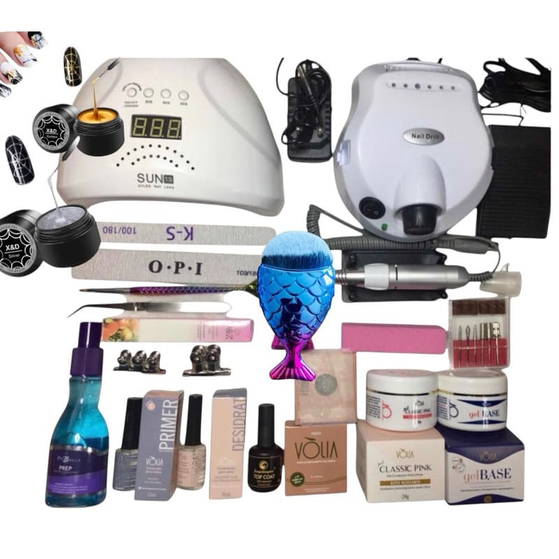 Kit Volia Completo Pra Unhas Fibra/gel -anvisa