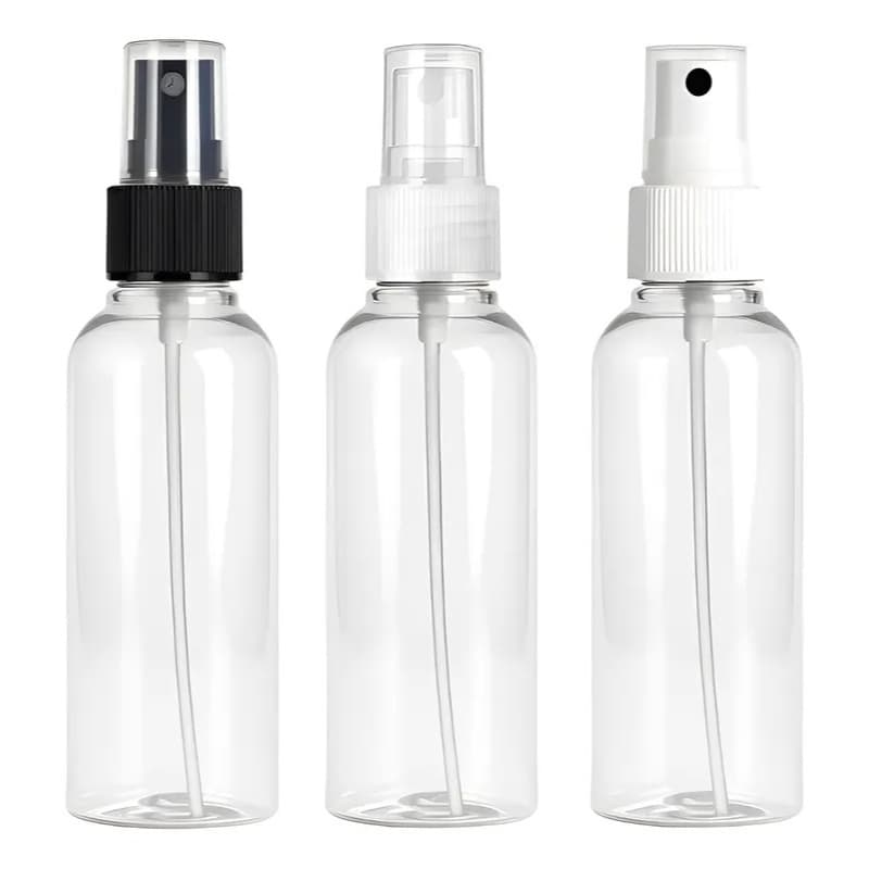 10 Frasco Pet 120ml Cilíndrico Válvula Spray Para Perfumes