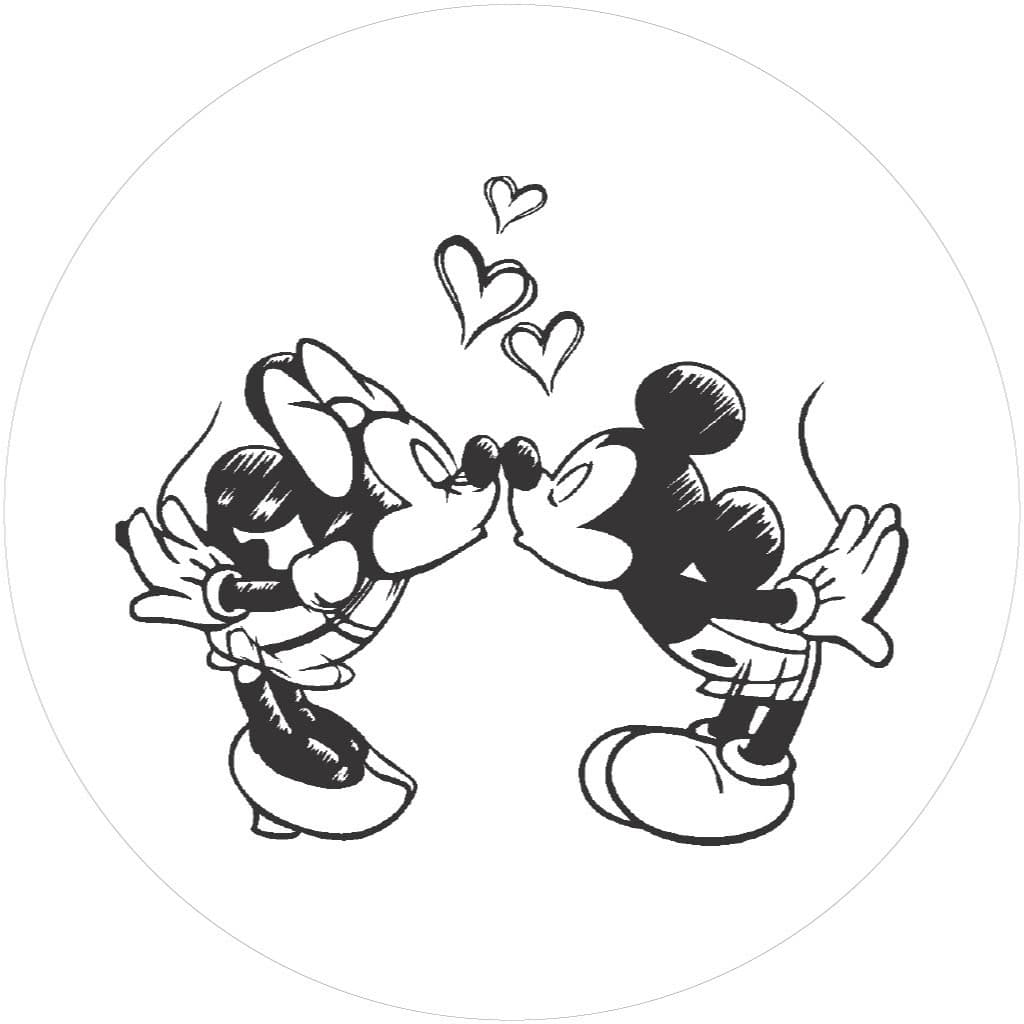 Capa De Estepe Ecosport Crossfox Aircross Spin Mickey e Minie