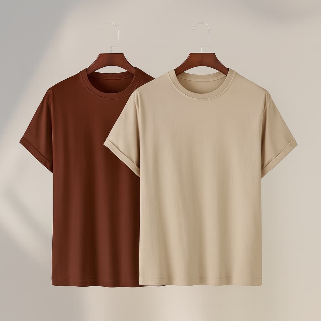 Kit 2 Camiseta Masculina Leves Confortáveis - Ideal Para Dia a Dia
