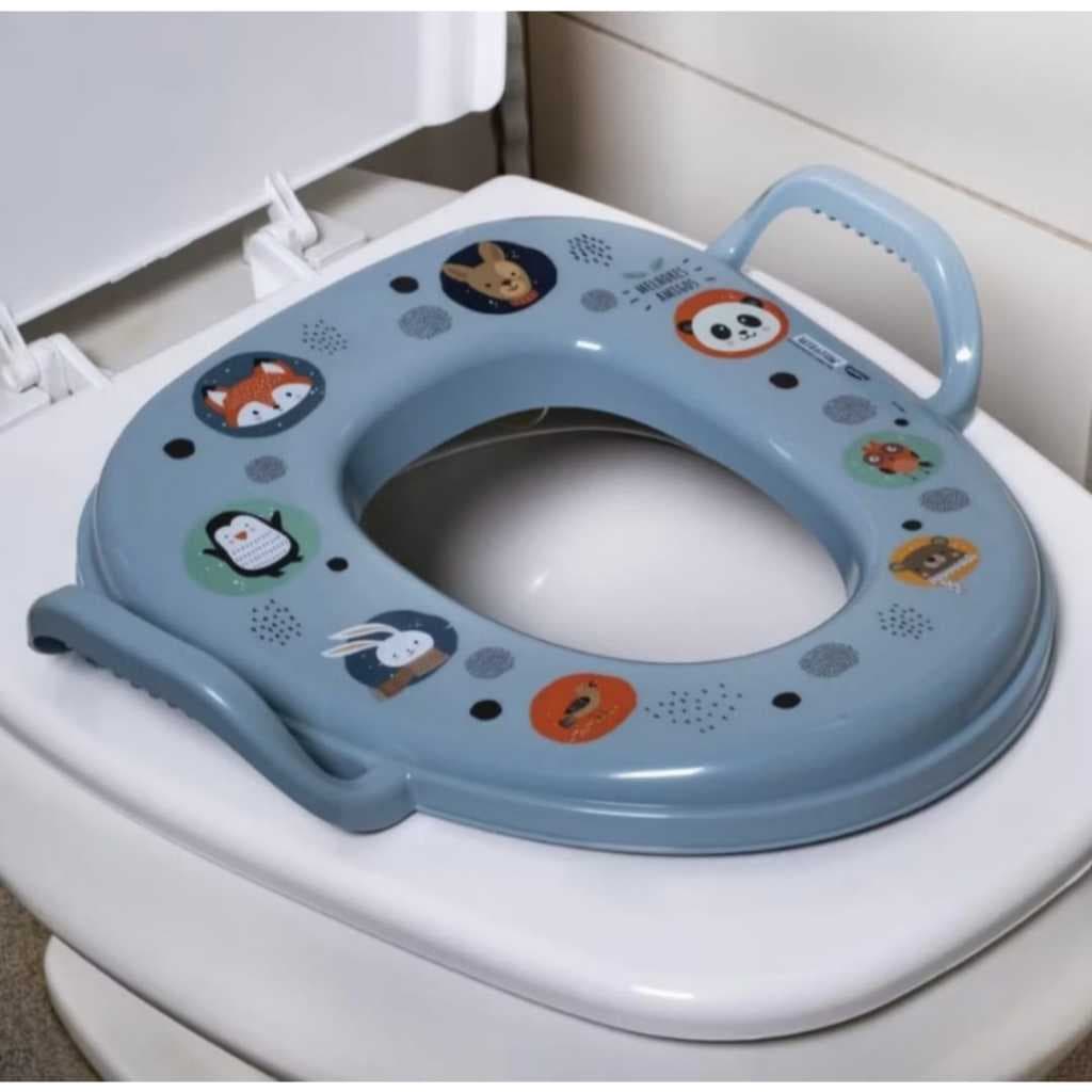 Assento Infantil Com Alça Adaptador De Privada Redutor Para Vaso Sanitário Bebê
