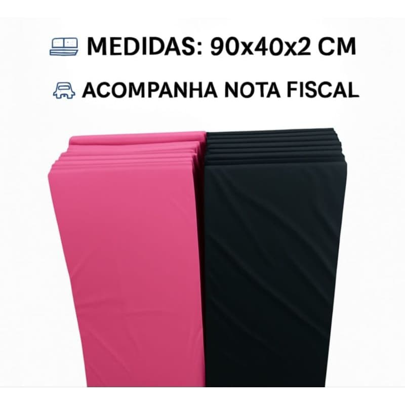 kit de 10 colchonete para academia 90x40x2cm com nota fiscal e envio imediato