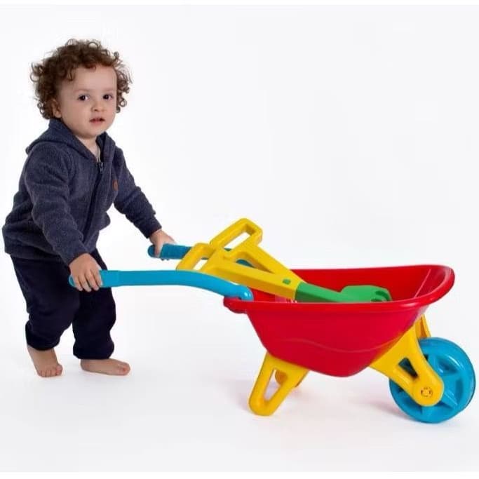 Brinquedo Big Carriola Magic Toys Acessórios Pá e Rastelo . Entrega Imediata