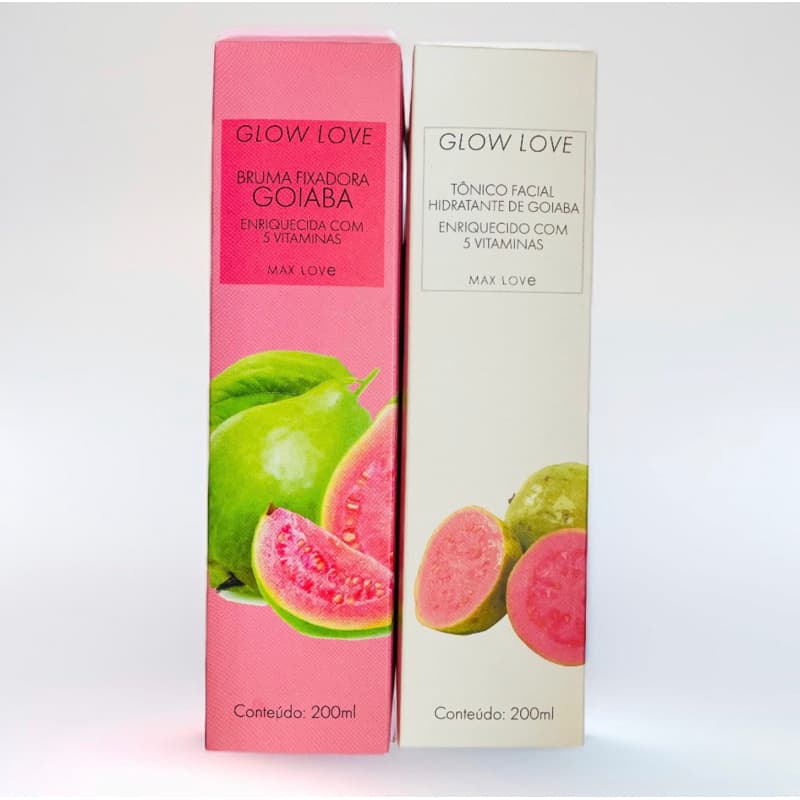 Tônico Facial Hidratante / Bruma Fixadora de Goiaba Glow Love Max Love 200ml