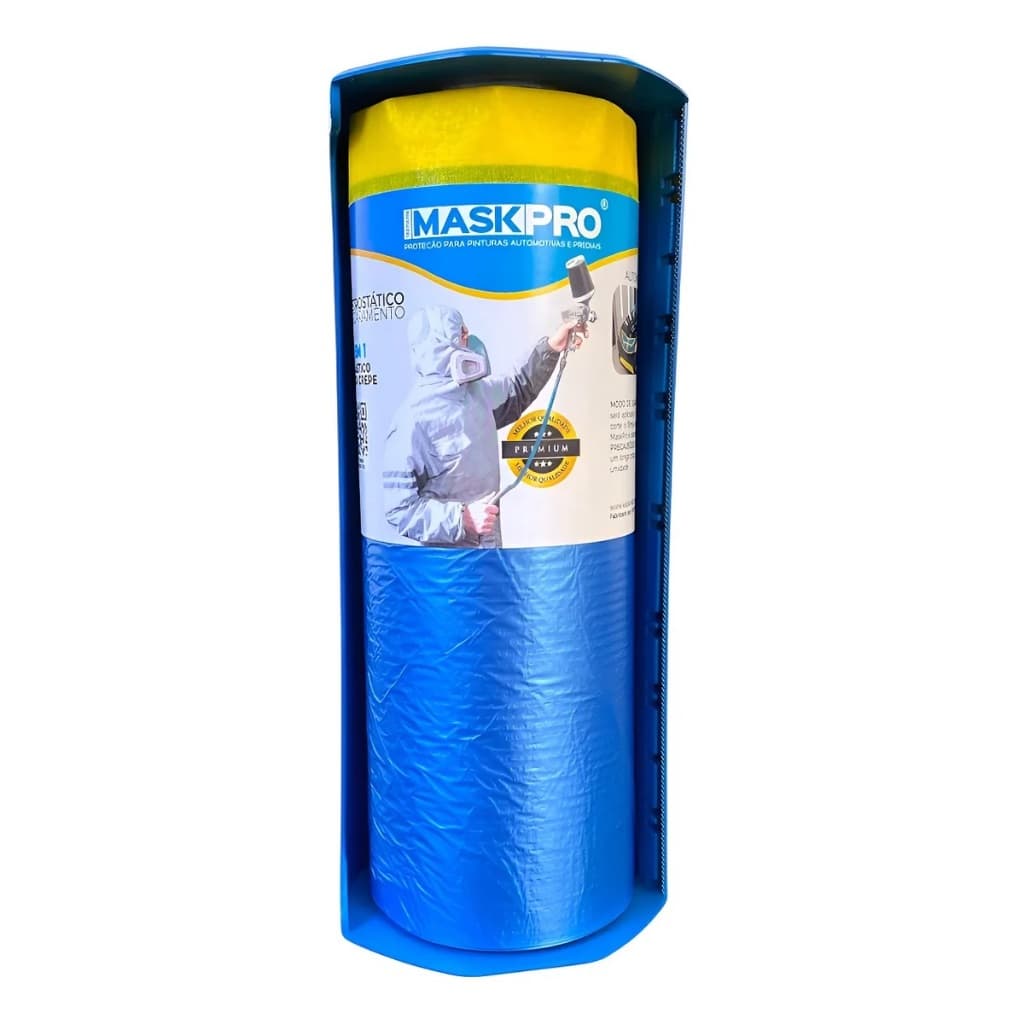 Filme Mascaramento Eletrostático Com Dispenser 1,8m X 25m