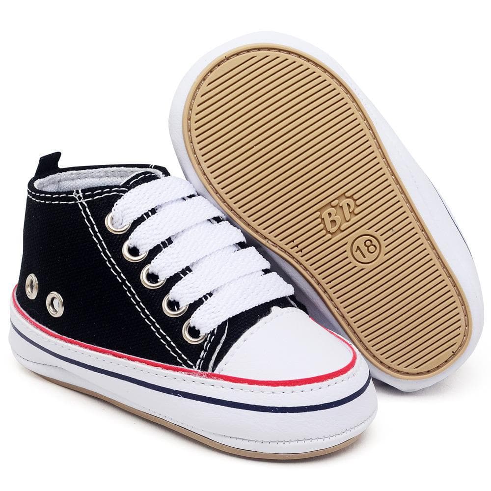 Sapatinho Tenis Bebe Infantil Recem-Nascido Confortavel Macio Delicado Leve